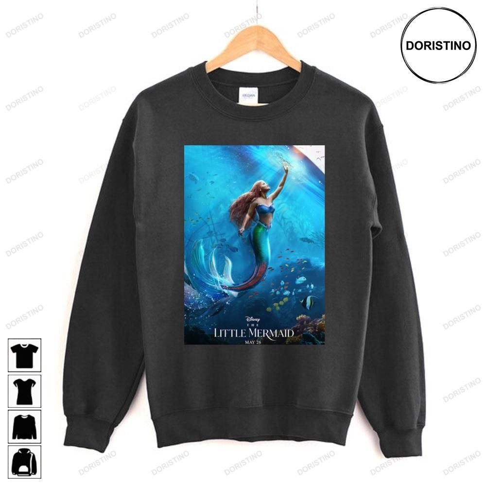 Little mermaid hoodie hot sale for adults